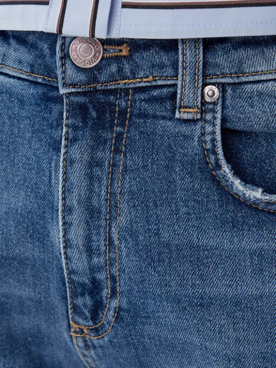 ViCOLO Jeansy DD5059 Niebieski Straight Leg
