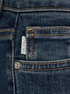 ViCOLO Jeansy DF5102 Niebieski Bootcut Fit