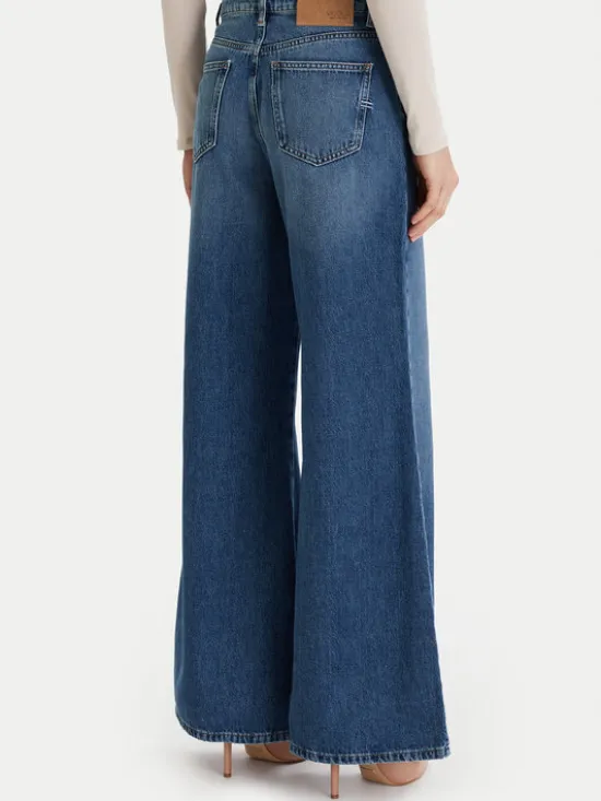 ViCOLO Jeansy DF5159 Niebieski Wide Leg
