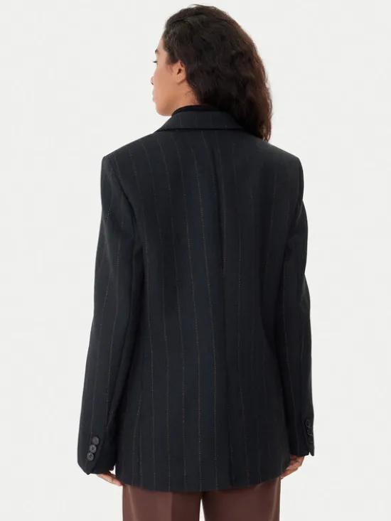 ViCOLO Marynarka TF0126 Czarny Regular Fit