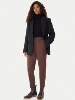 ViCOLO Marynarka TF0126 Czarny Regular Fit