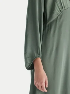 ViCOLO Sukienka koktajlowa TF0250 Zielony Regular Fit