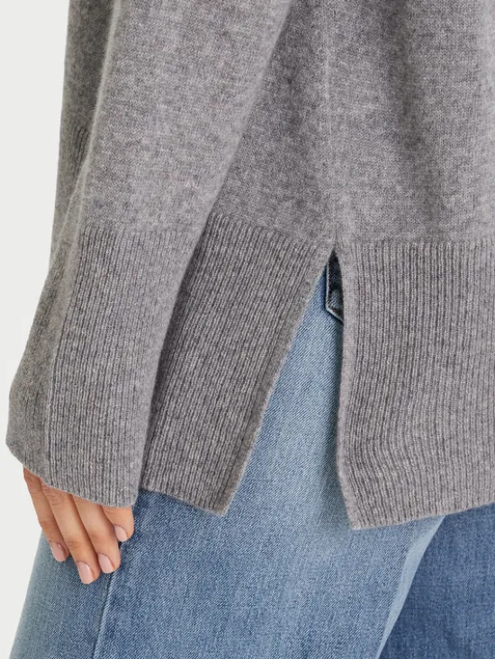 ViCOLO Sweter 22038F Szary Regular Fit