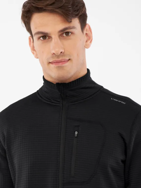 Viking Bluza Admont Full Zip Man Czarny Regular Fit