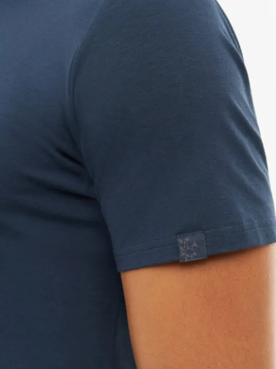 Viking Koszulka techniczna Harvi Bamboo Man Granatowy Regular Fit