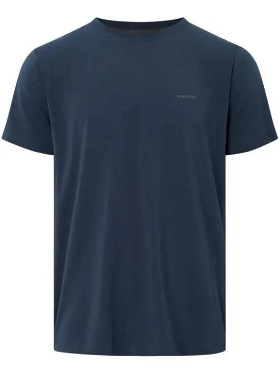 Viking Koszulka techniczna Harvi Bamboo Man Granatowy Regular Fit