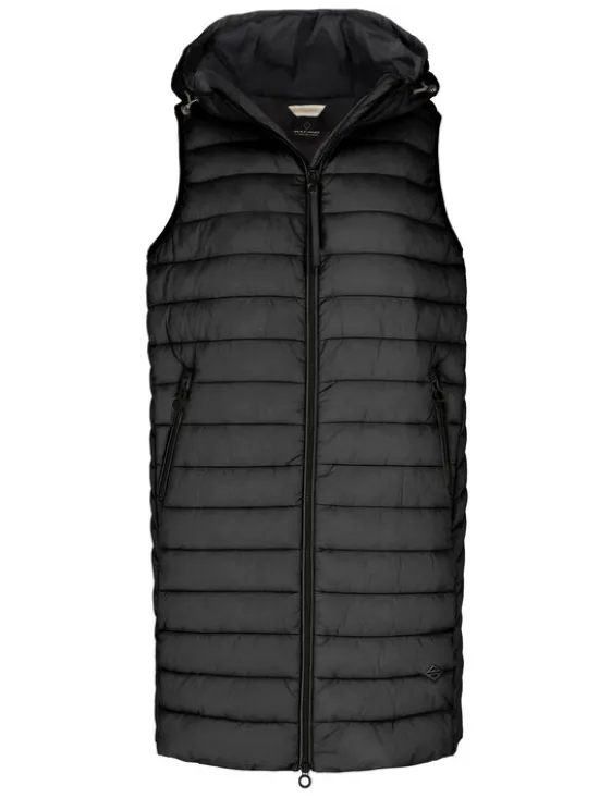 Volcano Bezrękawnik V-CLARA Czarny Regular Fit