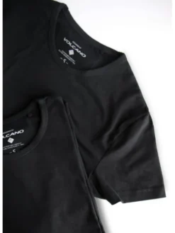 Volcano Komplet t-shirtów T-CLONE Czarny Slim Fit