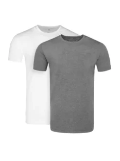 Volcano Komplet t-shirtów T-CLONE Biały Slim Fit