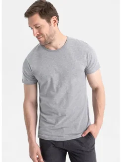 Volcano Komplet t-shirtów T-CLONE Biały Slim Fit
