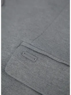 Volcano Marynarka JB-ABIS Szary Regular Fit