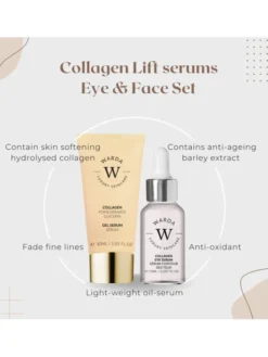 Warda Skincare CollagenSkin Skin Lifter Boost pod Oczy + Żelowe Duo Serum