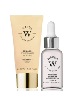 Warda Skincare CollagenSkin Skin Lifter Boost pod Oczy + Żelowe Duo Serum