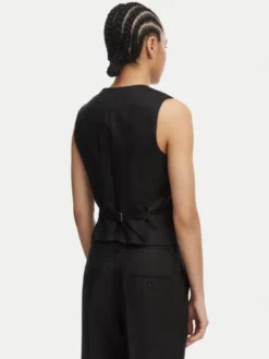 Weekend Max Mara Kamizelka garniturowa Pace 2615151012 Czarny Regular Fit