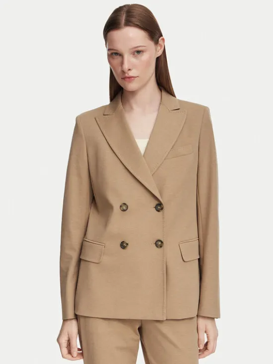 Weekend Max Mara Marynarka Colibri 2625916021 Brązowy Regular Fit