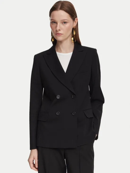 Weekend Max Mara Marynarka Colibri 2625916021 Czarny Regular Fit