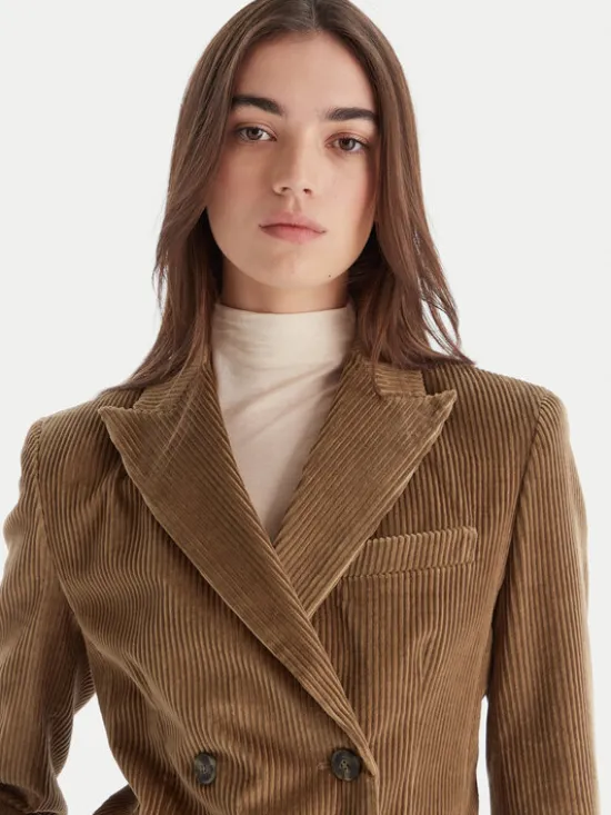 Weekend Max Mara Marynarka Katanga 2525046062 Brązowy Regular Fit