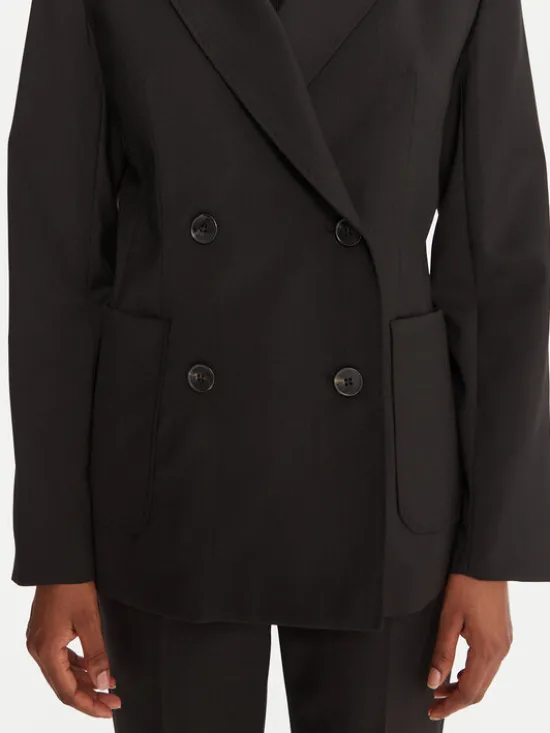 Weekend Max Mara Marynarka Ornati 2525046012 Czarny Slim Fit