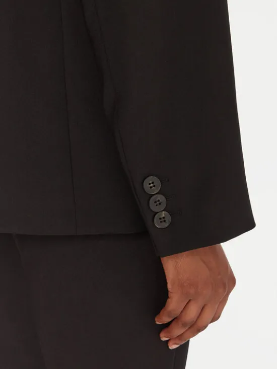 Weekend Max Mara Marynarka Ornati 2525046012 Czarny Slim Fit