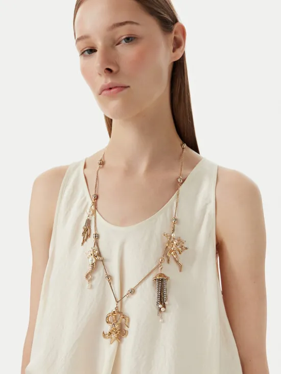 Weekend Max Mara Naszyjnik 2615751075650 Złoty