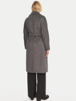 Weekend Max Mara Płaszcz przejściowy Cascia 2525016072 Szary Regular Fit