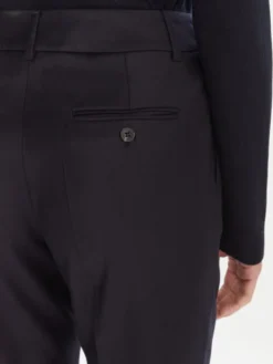 Weekend Max Mara Spodnie materiałowe Caldaia 2525136152 Granatowy Regular Fit