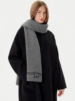 Weekend Max Mara Szalik Bardies 2525746035 Szary