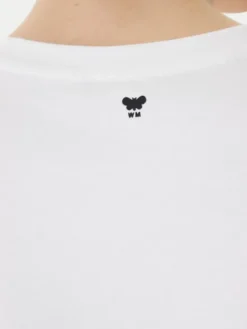Weekend Max Mara T-Shirt Multid 2615941031 Biały Relaxed Fit