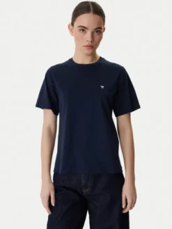 Weekend Max Mara T-Shirt Venaco 2615971031 Granatowy Relaxed Fit