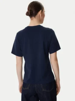 Weekend Max Mara T-Shirt Venaco 2615971031 Granatowy Relaxed Fit