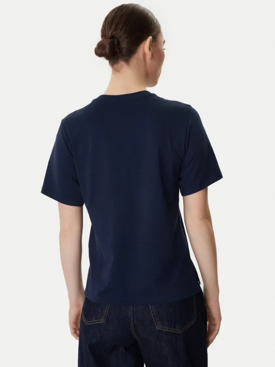 Weekend Max Mara T-Shirt Venaco 2615971031 Granatowy Relaxed Fit