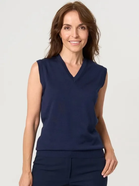 Willsoor Kamizelka 72074 Granatowy Regular Fit