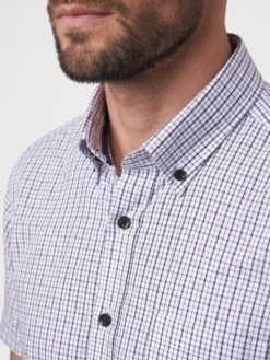 Willsoor Koszula 20954sl Biały Slim Fit