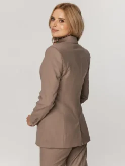 Willsoor Marynarka 67634 Brązowy Close Fit