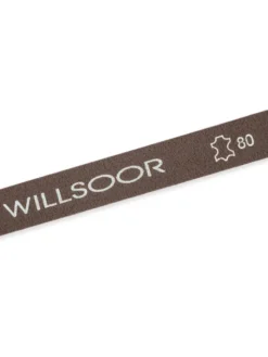 Willsoor Pasek Damski 15316 Bordowy