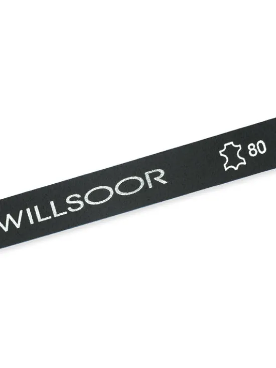 Willsoor Pasek Damski 15318 Niebieski