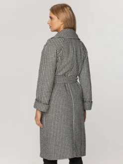 Willsoor Płaszcz przejściowy 65383-65384 Czarny Regular Fit