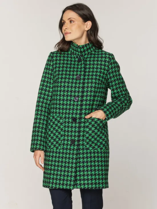 Willsoor Płaszcz przejściowy 67415 Zielony Regular Fit