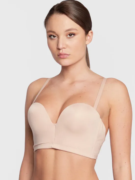 Wonderbra Biustonosz push-up WB000BHM Beżowy